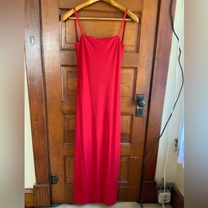 Vintage City Triangles 90s RED strappy back body con dress